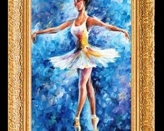 Afremov Original Oil Painting with Afremov Certificate
