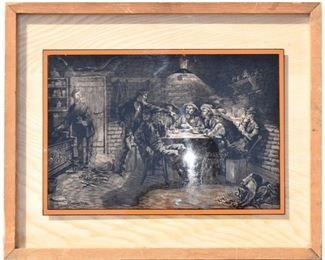 Frederic Remington Photo Glass