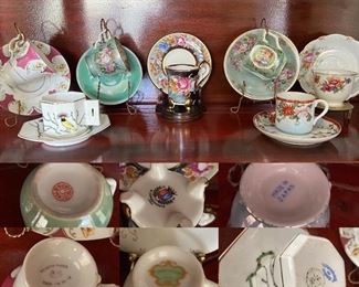 Collection Teacups & Saucers