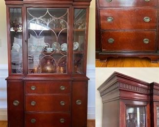 Duncan Phyfe Style China Cabinet 
