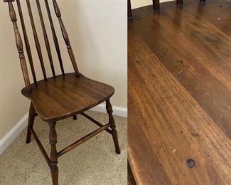 Antique Wooden Accent Chair