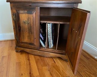 Pine Album Cabinet 