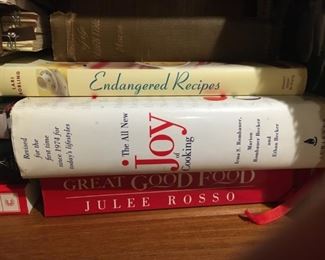 A few of the obscene number of cook book I am selling.  Generally $5 each.