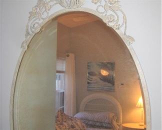ALL METAL OVAL MIRROR