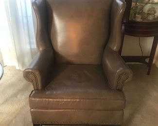 Hancock Leather side chair