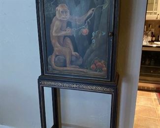 Painted Bar Cabinet