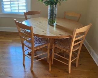 Pine Table & 4 Chairs