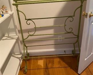 Wrought Iron quilt rack