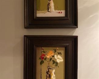 Signed artwork with custom frames