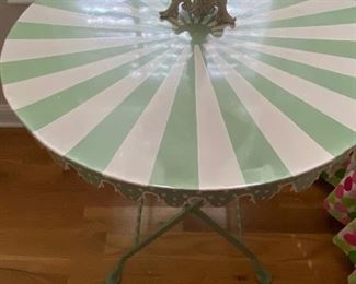 Harlequin metal tables (2)