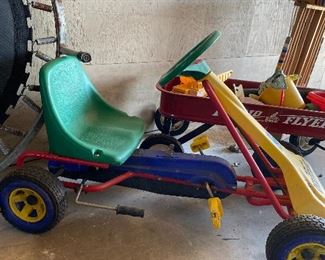 CHILD'S RIDING RACER, VINTAGE