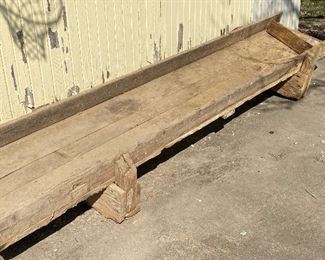 WOODEN TROUGH, VINTAGE
