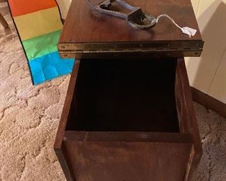 SHOE SHINE BOX, VINTAGE