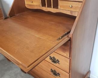 Vintage Ethan Allen drop front desk