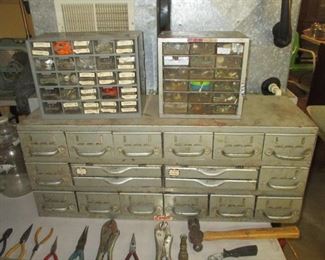 Multi drawer metal cabinet