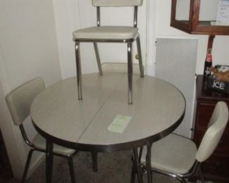 1950s table and 4 chairs