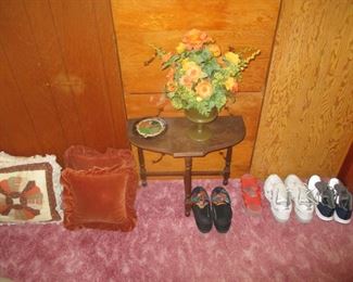 Table and shoes