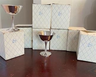 Salem dessert goblets set of 8 in original boxes