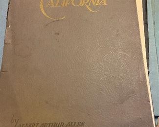 Fabulous Book of photos taken by Albert Arthur Allen of California