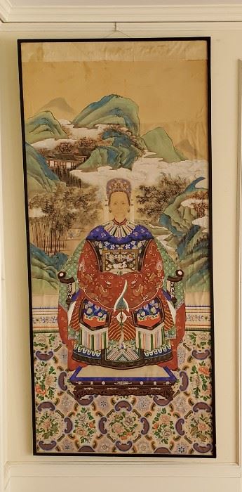 Large Asian Ancestral Portrait