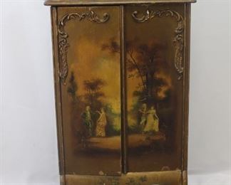 Antique Victorian Sheet Music Cabinet