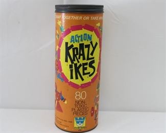 1970 Krazy Ikes Plastic Building Toy