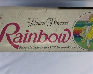 1983 Flower Princess RAINBOW Fairytale Unicorn