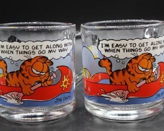 1978 Garfield McDonalds Mugs 