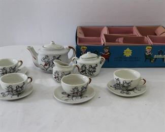 Vintage Toy Porcelain Tea Set