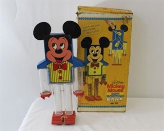 1970s Mickey Mouse Coin Sorting Bank
