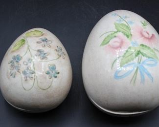 Ceramic Easter Egg Candy Dishes
