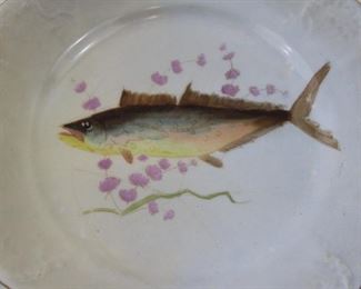 Limoges France Fish Plates