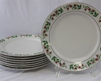 Gibson Holiday Holly Dinnerware