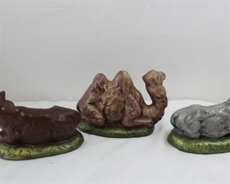 Ceramic Nativity Set Figurines 