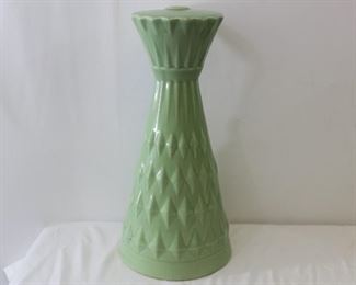 Ceramic Green Geometric Lamp Bases