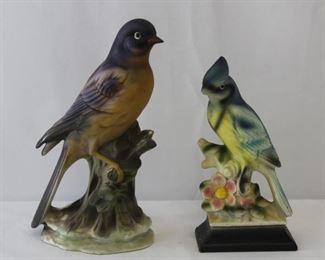 Vintage Made in Japan Ceramic Bird Figures