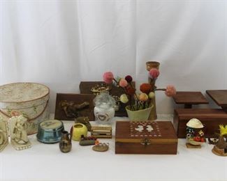 Decorative Boxes, Angel Bookends, Ceramic Candle Holder & More!