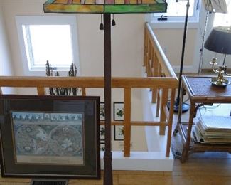 Standing Tiffany Style Lamp $150