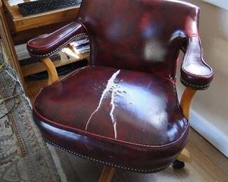 Ethan Allen Leather Office Chair As is $30
