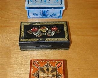 Set of three Trinket Boxes $20 for all