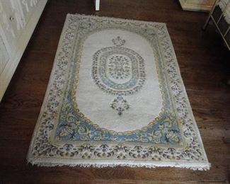 Small Throw Carpet 4x6" wool $40