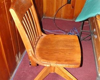 Oak Office Chair $40