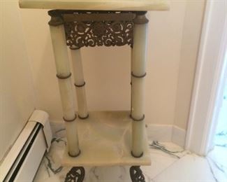Antique Onyx Stand $2,000