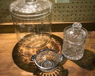 Crystal Decanter and More Lot