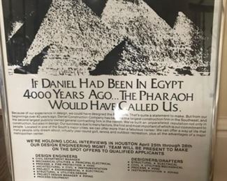 Daniel Construction Advertisement