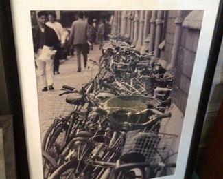 Parked Bikes In Oxford England