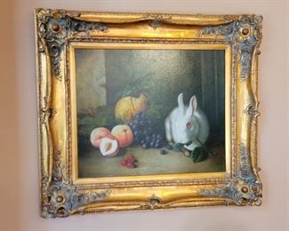 The Continental School Rabbit with Fruit