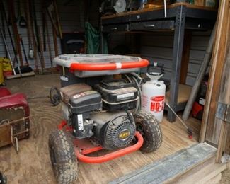 Homelite power washer, hand sprayer