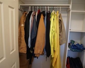 Coats, rain gear, Fishing vest