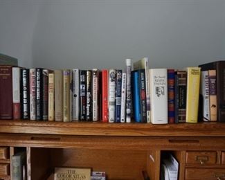 Assortment of books, DESK IS NOT FOR SALE